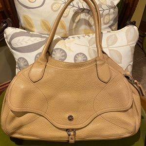 Cole Haan pebbled leather shoulder purse